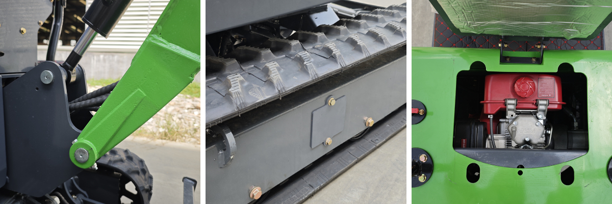 Mini escavadora de 1 tonelada