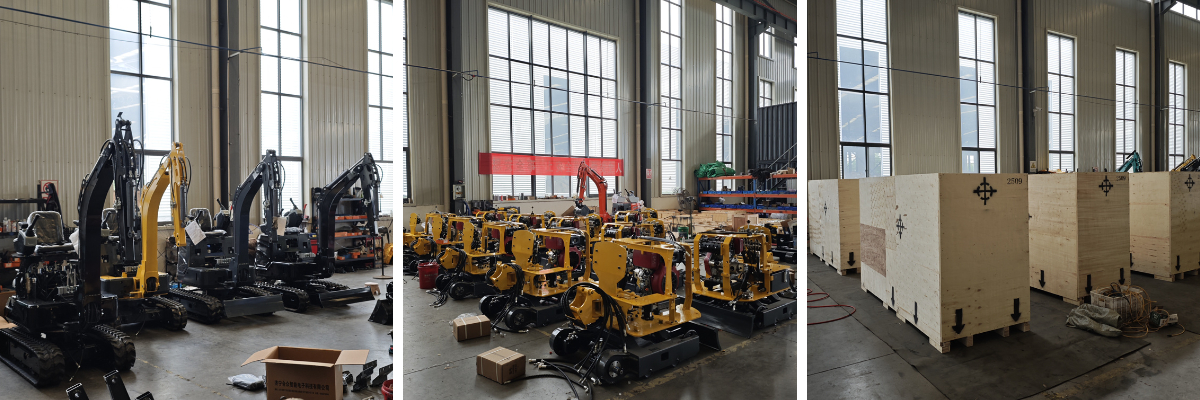 小型トラック掘削機