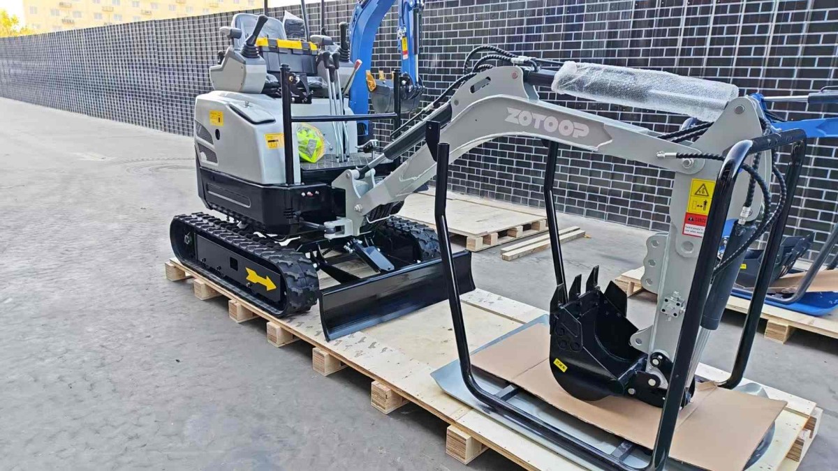 Envío de hoy: Miniexcavadora Z18 a un cliente alemán