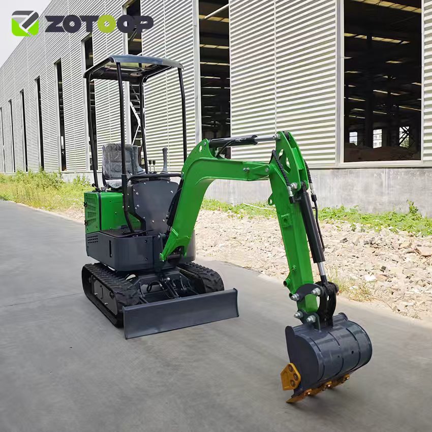 Minikoparka do użytku w gospodarstwie rolnym