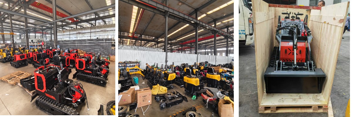 Carregadora de rodas de direção deslizante