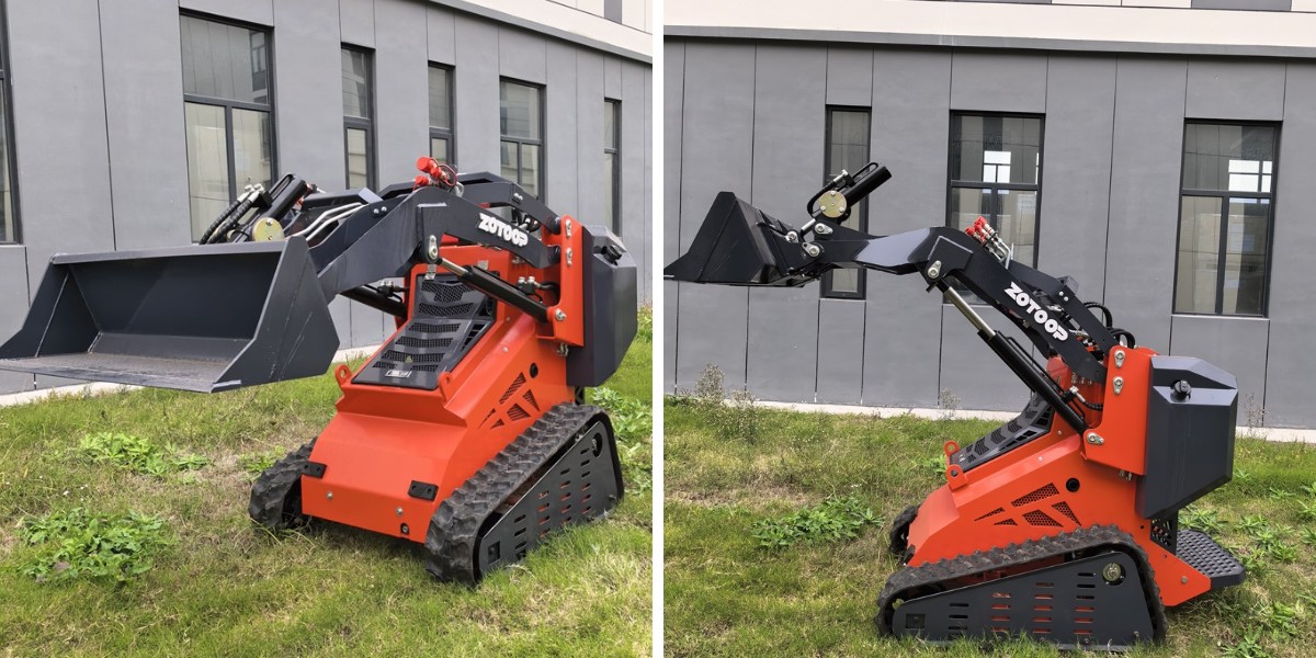 Компактный мини-погрузчик с бортовым поворотом