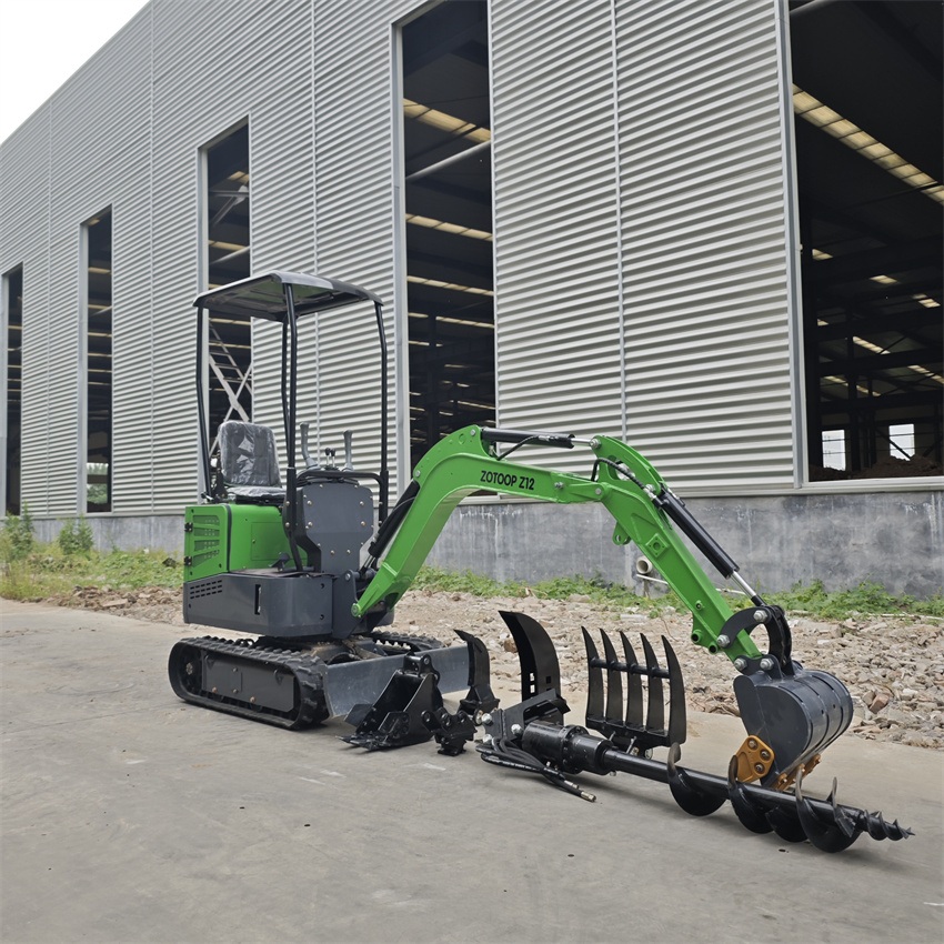 Miniexcavadora de patio trasero