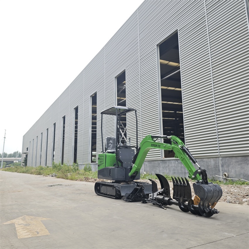 Minikoparka do użytku w gospodarstwie rolnym