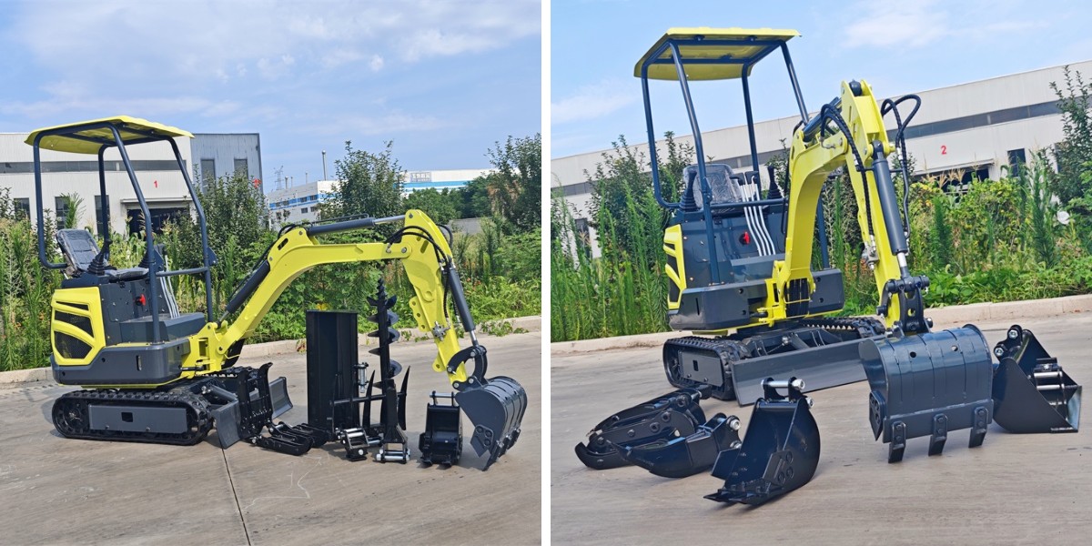 Mini Excavators1.2T Eco Friendly Design Superior Digging Force