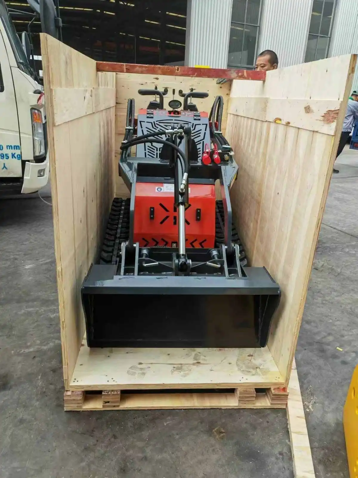 T360 Skid Steer Loader van een Canadese klant – Vandaag verzonden T360 Skid Steer Loader van een Canadese klant – Vandaag verzonden