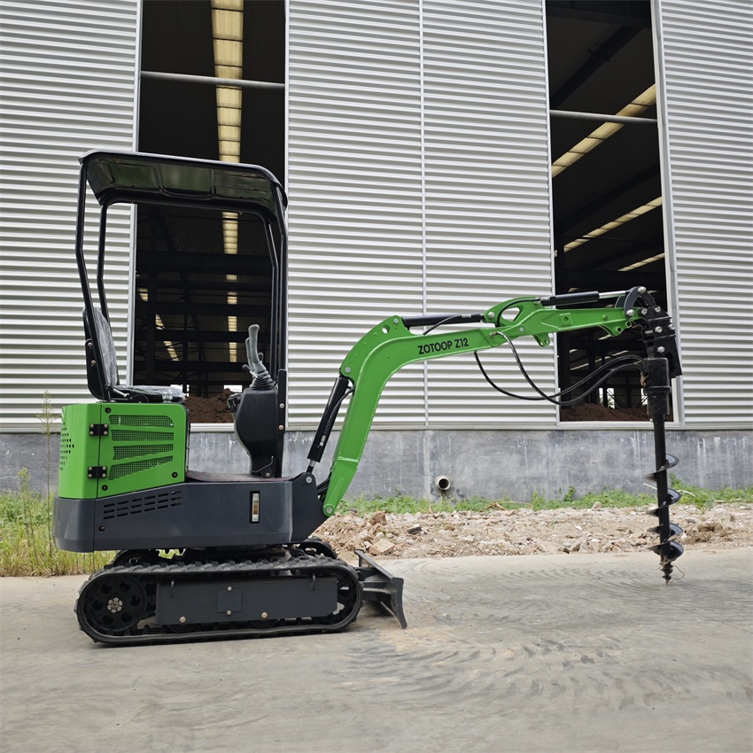 Miniexcavadora de patio trasero