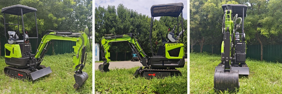 Mini Excavator Digging