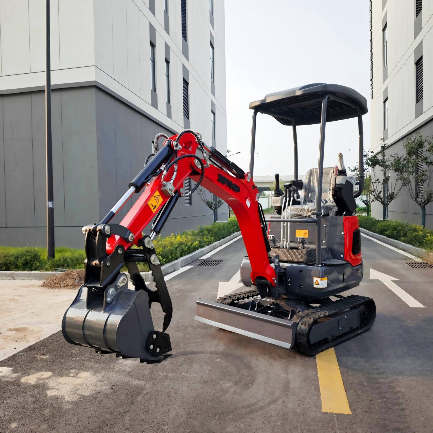 小型トラック掘削機