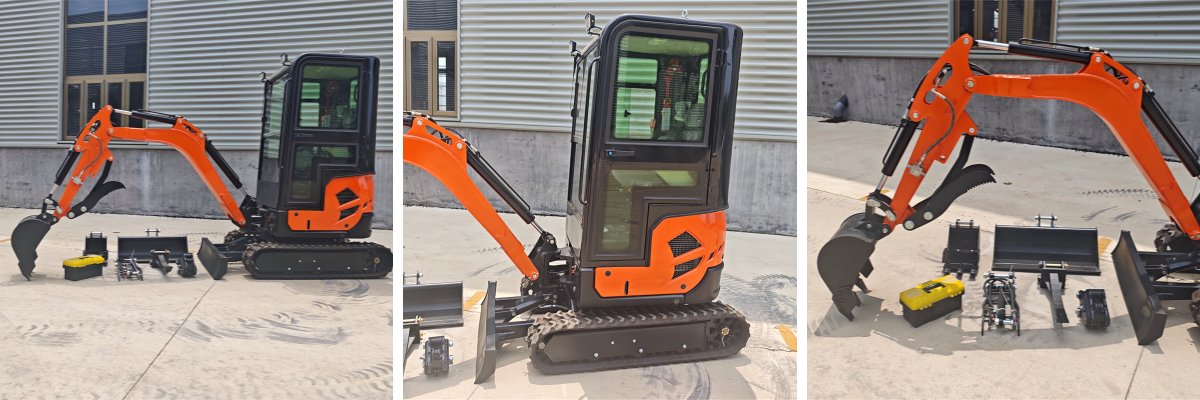 Escavadora de valas pequena Escavadora de valas pequena