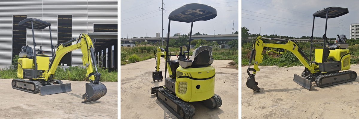 Zero Tail Swing Excavator