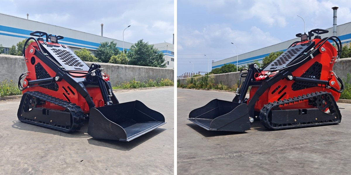 Мини товарач с траншеен багер Мини товарач с траншеен багер