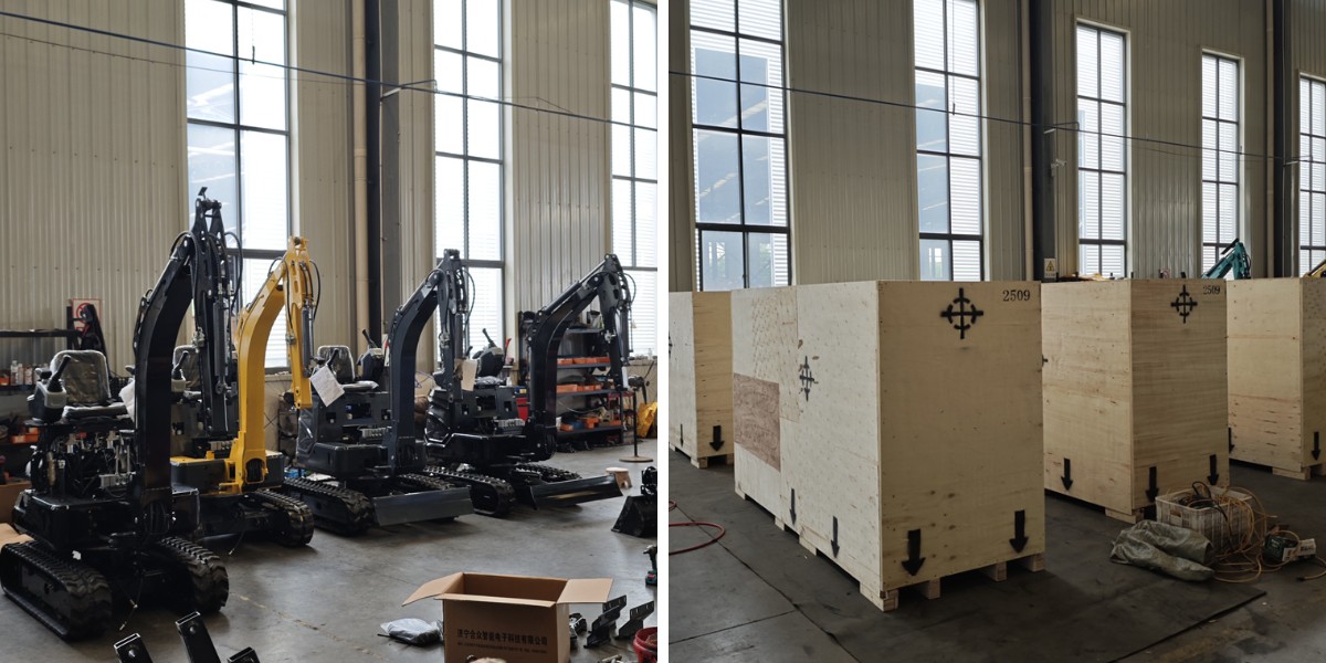 Vecchio miniescavatore