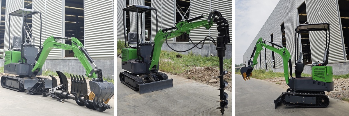 Small Backhoe Digger