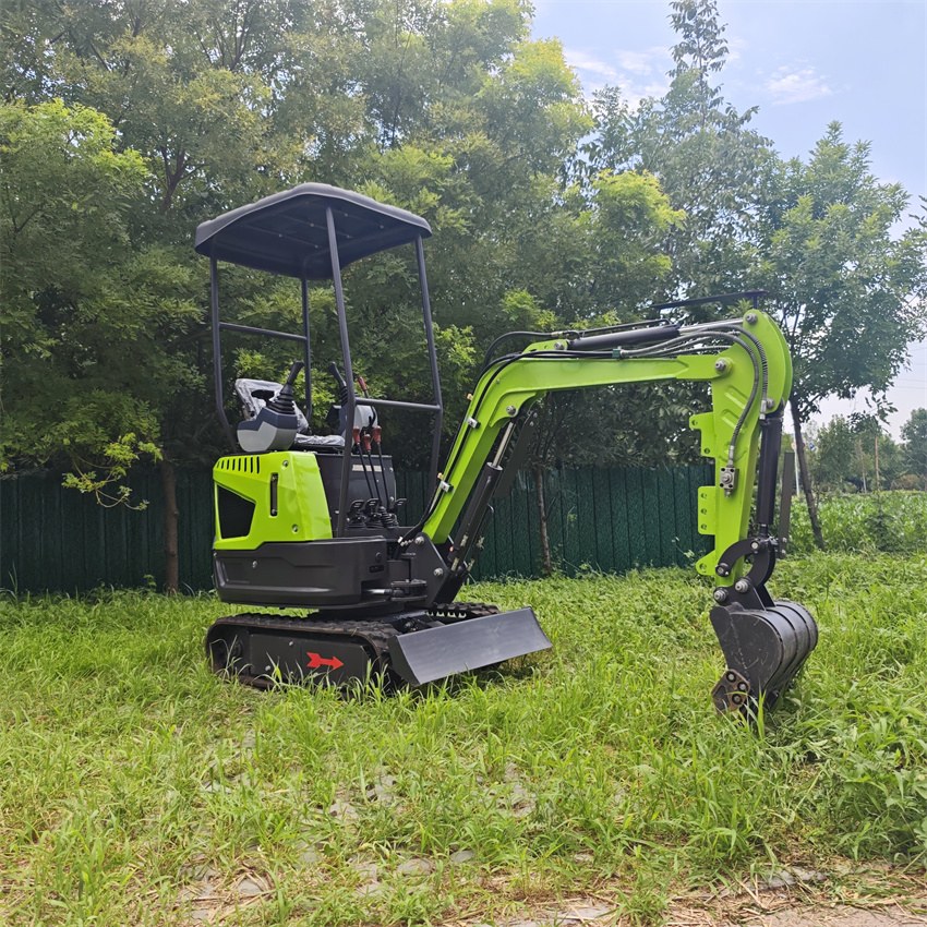 Mini Excavator Digging