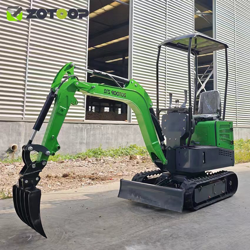 Miniexcavadora de patio trasero