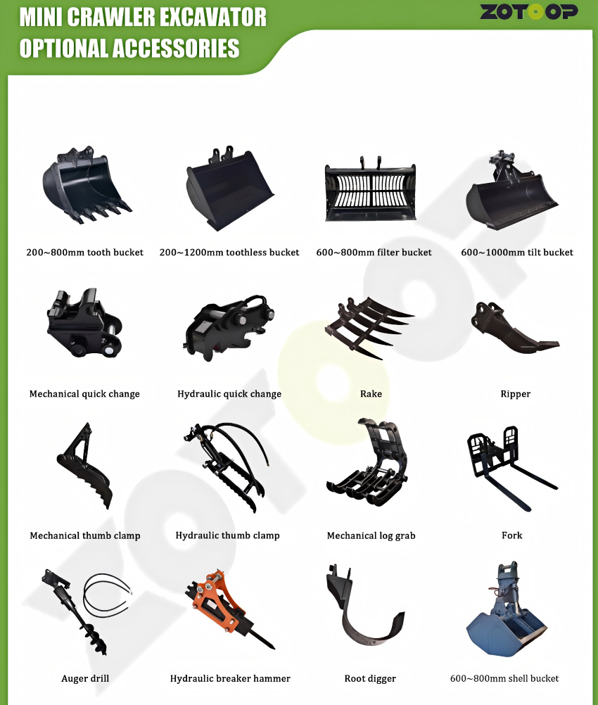 Compact Excavator Attachments