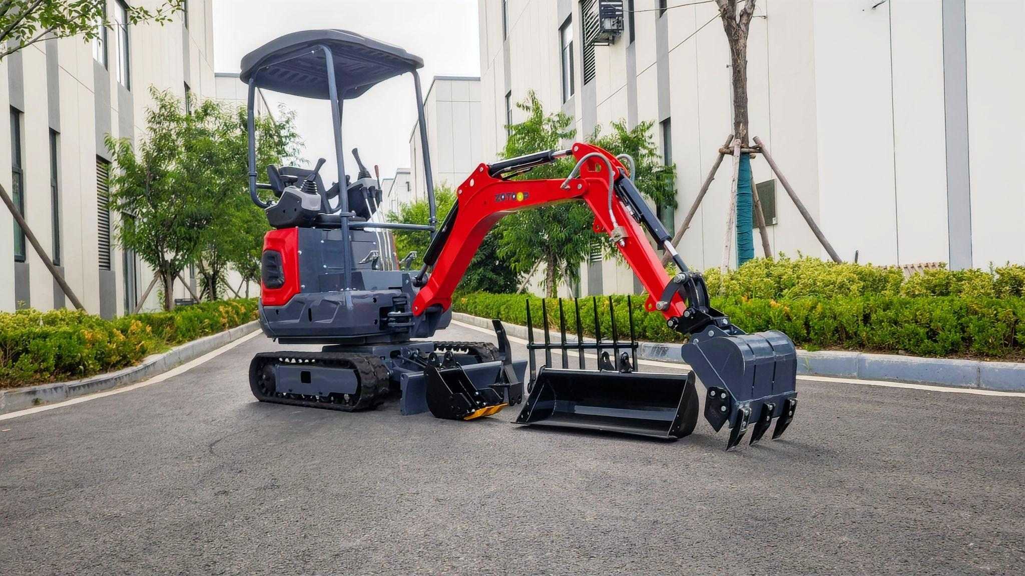 Small Garden Excavator