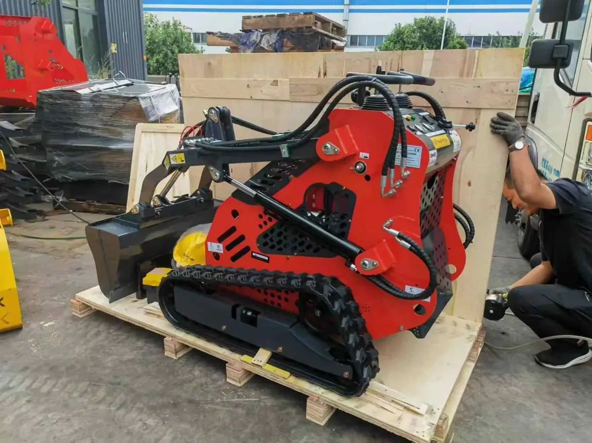 T360 Skid Steer Loader van een Canadese klant – Vandaag verzonden T360 Skid Steer Loader van een Canadese klant – Vandaag verzonden