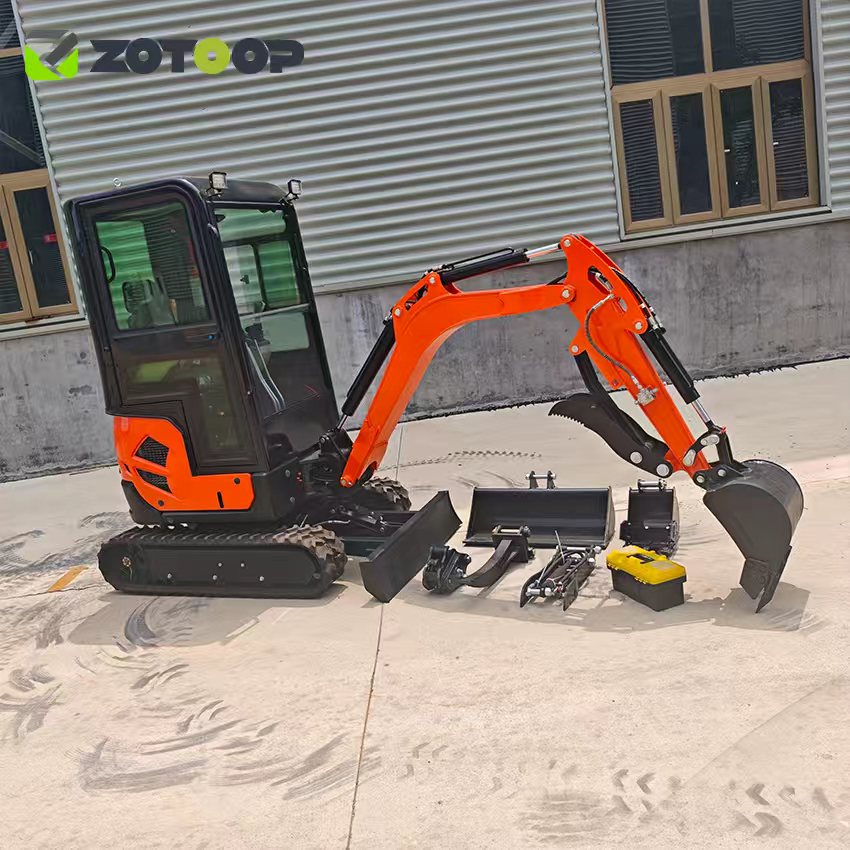 Малък багер за канавки