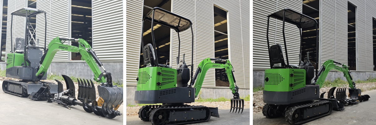 Miniexcavadora doméstica