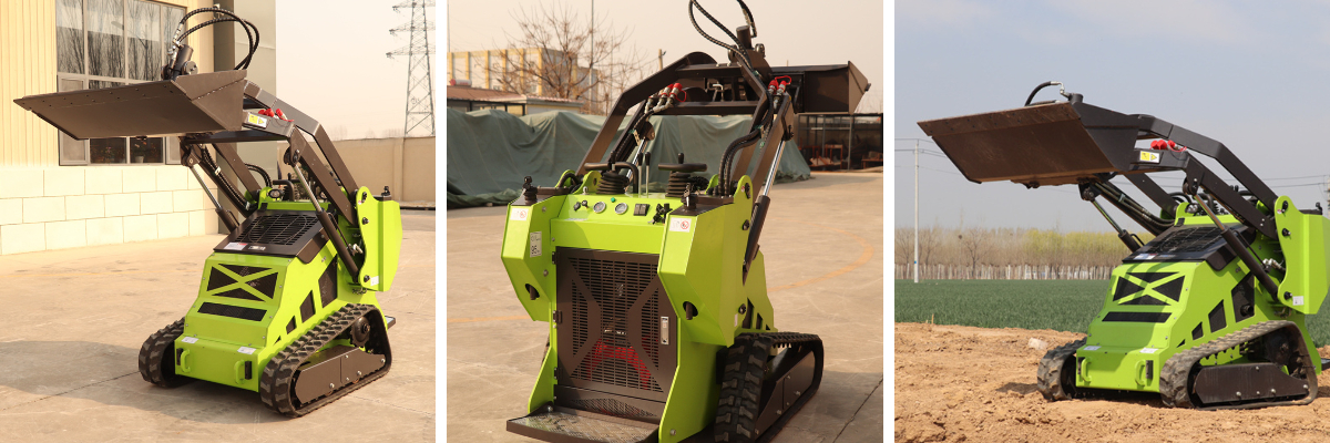 Carregadora de rodas de direção deslizante