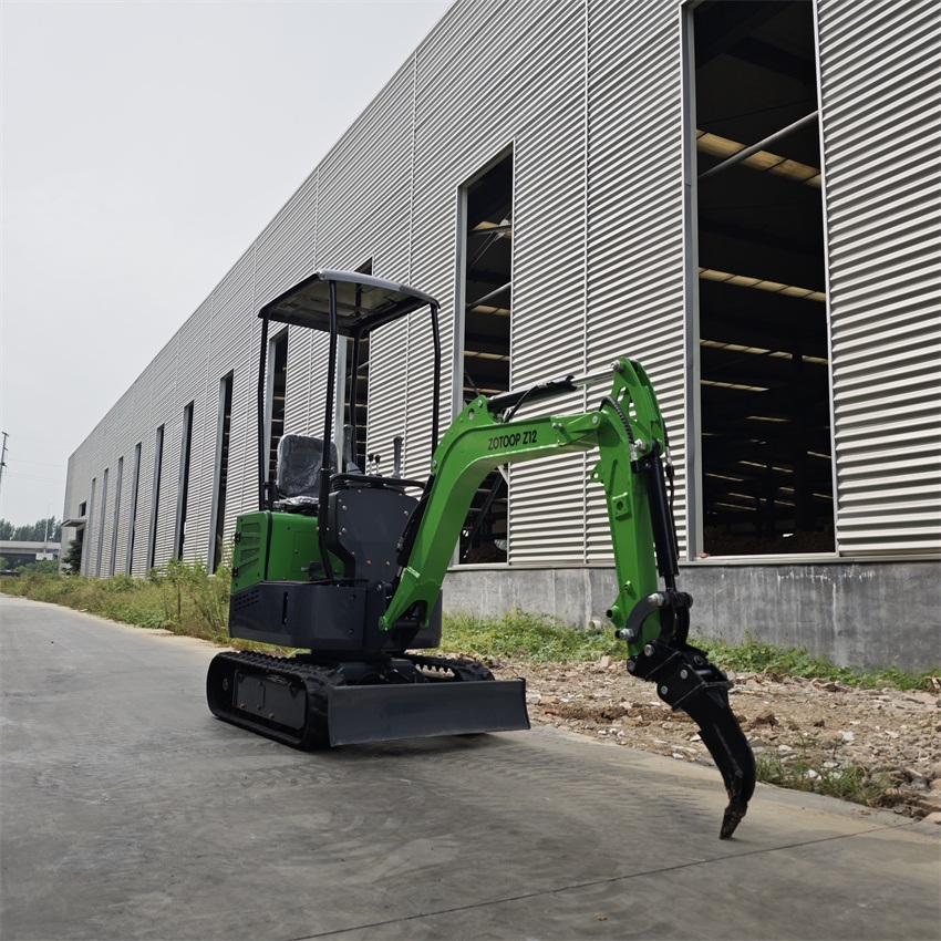 Miniexcavadora de patio trasero
