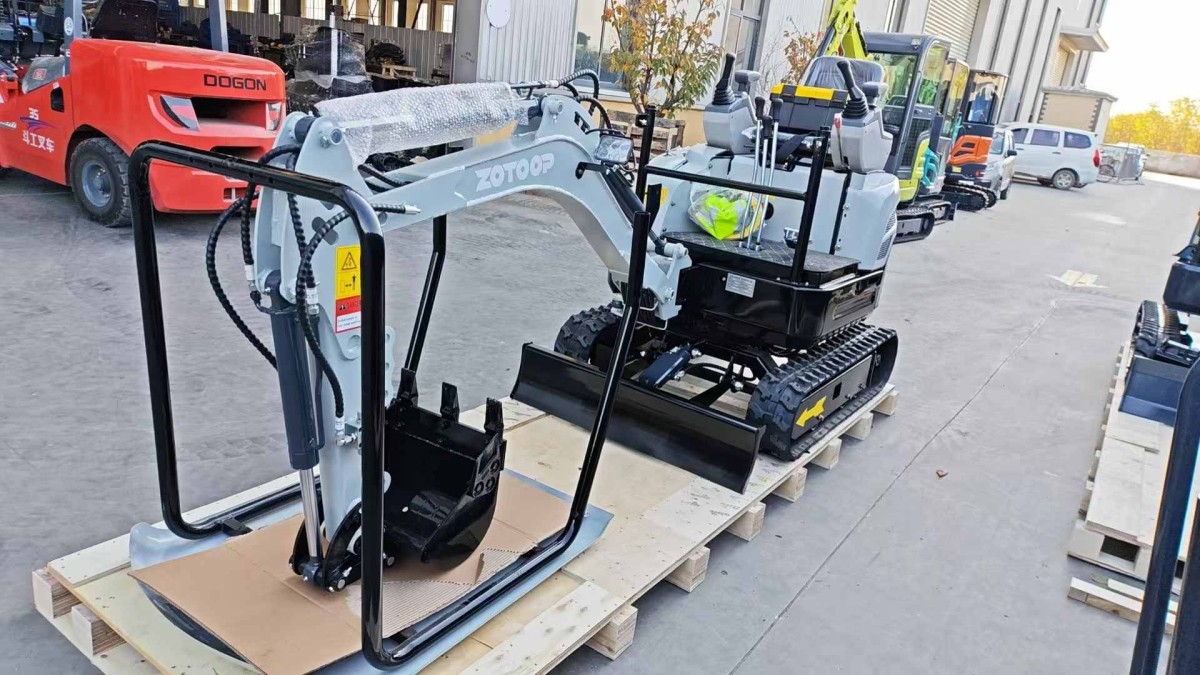 Envío de hoy: Miniexcavadora Z18 a un cliente alemán