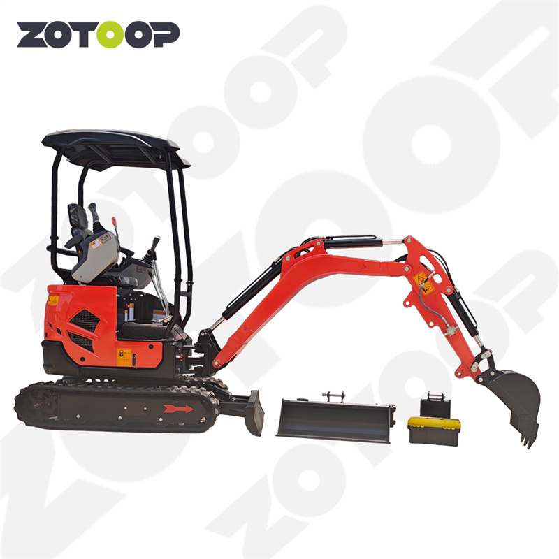 mini escavadora de rastos