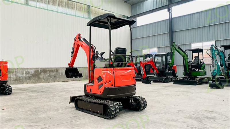 mini escavadora de rastos