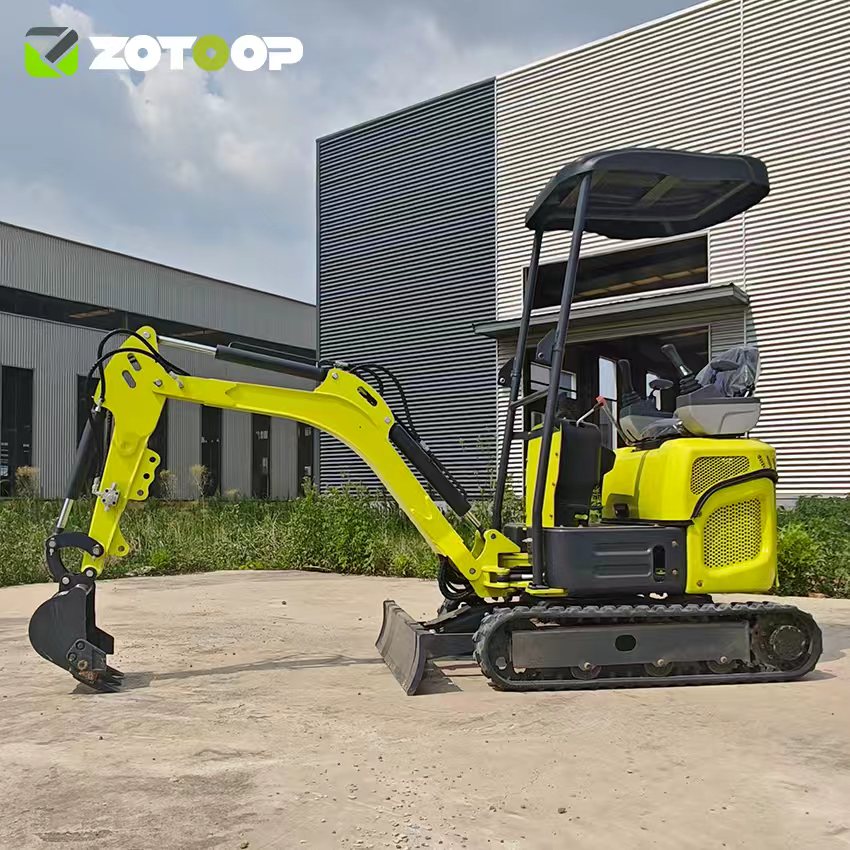 Parâmetros do Produto: Peso da máquina: 1000 kg; Capacidade da balde: 0,025 m³; Potência nominal: 10,2/2500 kW/rpm; Velocidade de deslocação: 2,5 km/h; Giro da lança para a esquerda: 62,7°; Giro da lança para a direita: 49,7°; Largura da balde: 400 mm; Largura padrão da sapata da correia: 180 mm; Distância entre eixos: 900 mm; Raio de rotação da cauda: 810 mm; Altura mínima ao solo: 150 mm; Altura do contrapeso em relação ao solo: 355 mm; Área de trabalho: Dimensões (Comprimento x Largura x Altura): 3200 x 940 x 2200 mm; Altura máxima de escavação: 3000 mm; Altura máxima de despejo: 1840 mm; Profundidade máxima de escavação: 1750 mm; Distância máxima de escavação: [informação em falta]