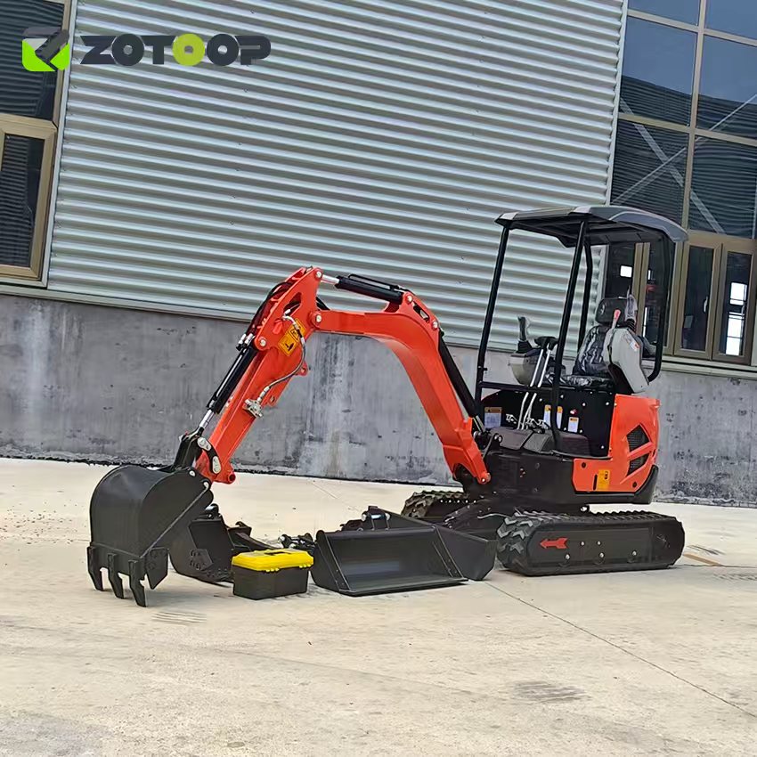 mini escavadora de rastos